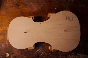 mould with a template on top